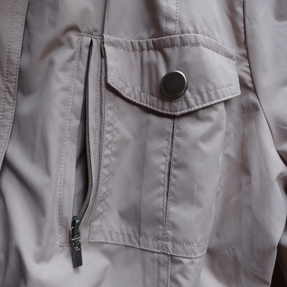 SOLD! Style & Co Lightweight Anorak Windbreaker Jacket, Tan, PXL - Picture 5 of 12
